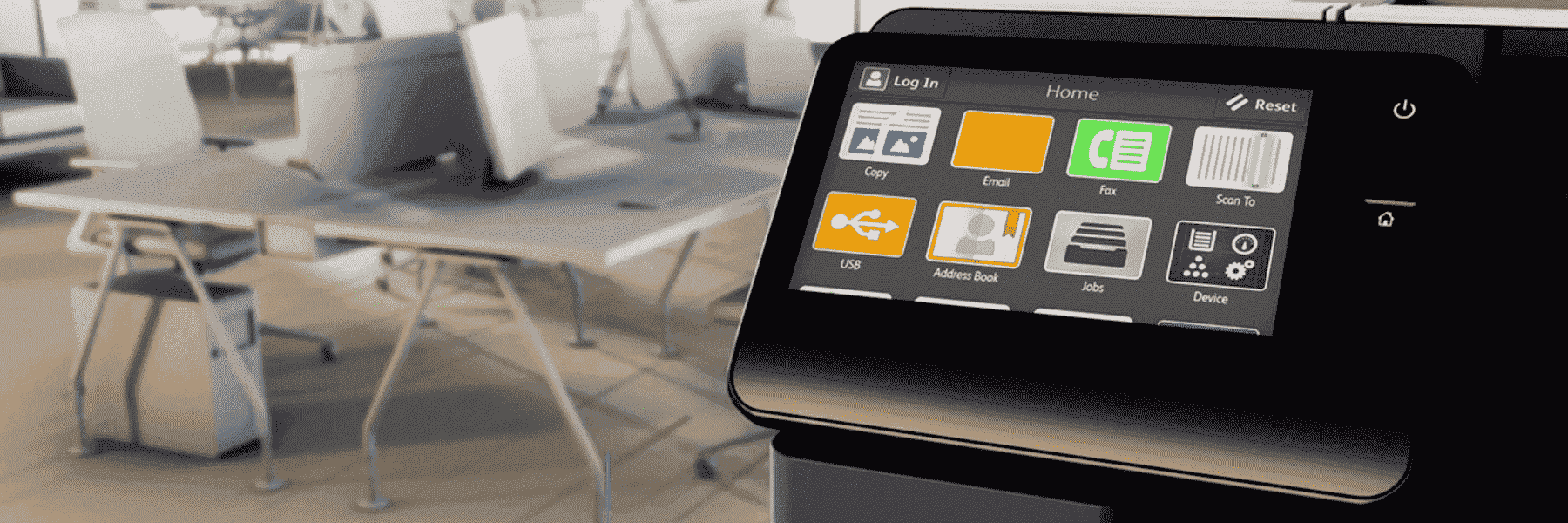 The Xerox VersaLink B610 user interface