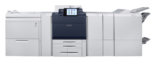 Xerox PrimeLink C9200 Series multifunction printer with finishers