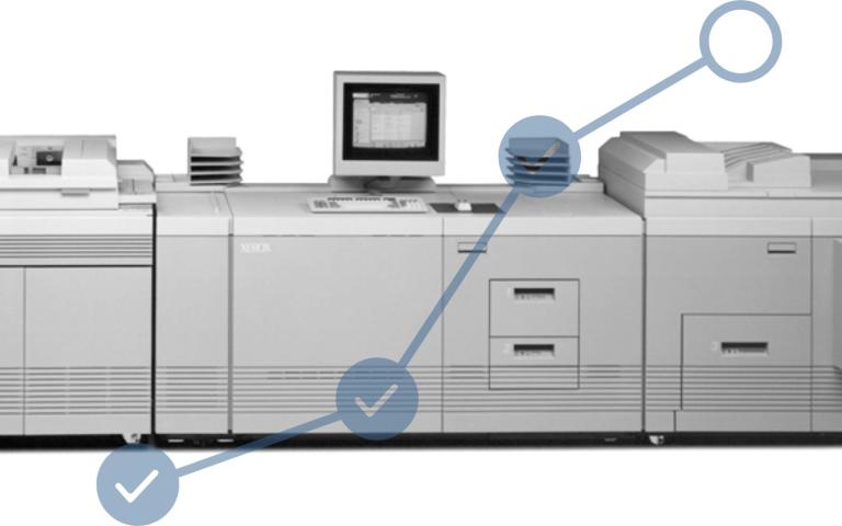 Old Xerox DocuTech DT135