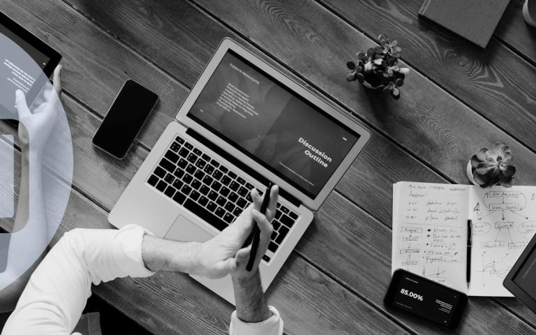 People working in business