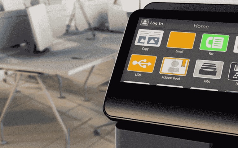 The Xerox VersaLink B610 user interface