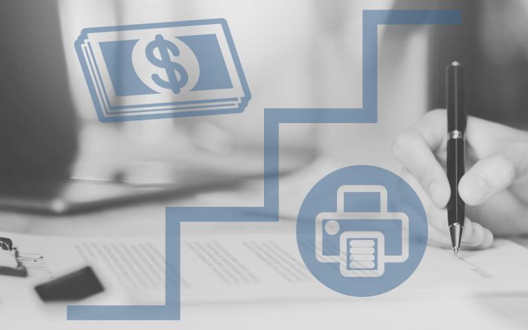 A person signing a contract