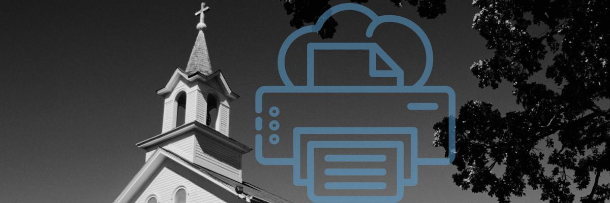 The outside of a church