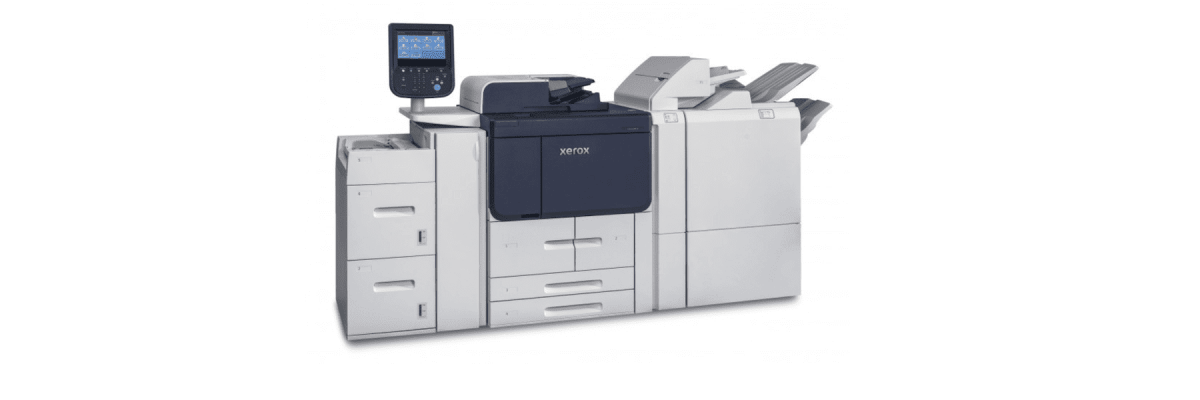 The Xerox PrimeLink B9125 with upgrades and accessories 