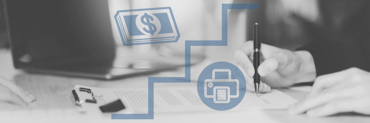 A person signing a contract