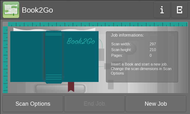 Book2Go app for Xerox screenshot