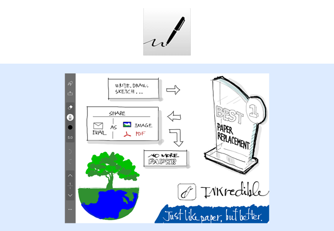 Inkredible note example
