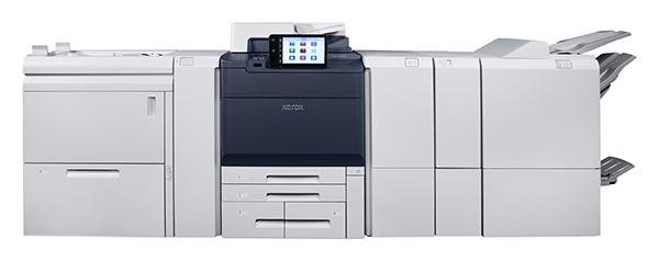 Xerox PrimeLink C9281 with added print finishers